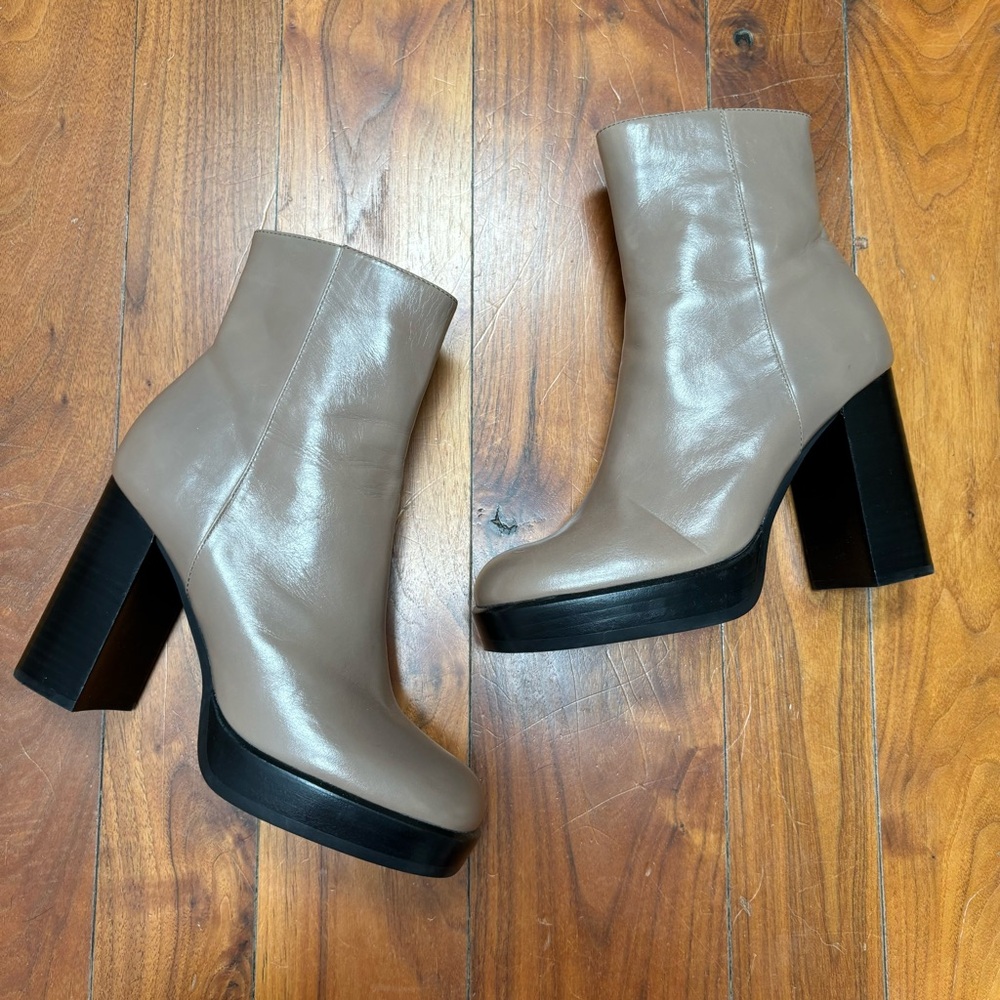 Jeffrey Campbell Tan Heeled Boots